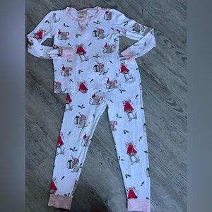 The Beaufort Bonnet Company “Not Even a Mouse” Pink Mouse Pajama Set